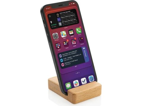 Bamboo phone stand