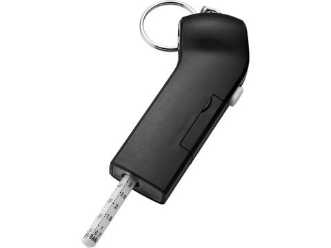 Handi tire gauge and key light