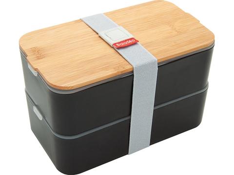 Bento lunchbox with bamboo lid