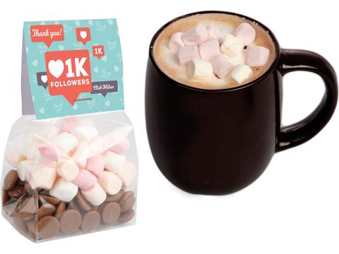 Block Bag with Header Card – Hot Chocolate Mix