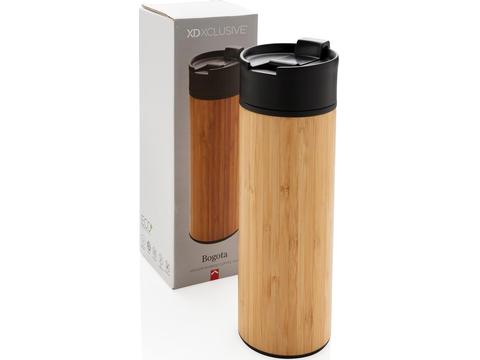 Bogota vacuum bamboo coffee mug