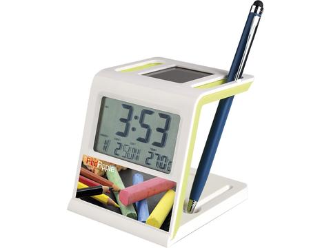 Multi function solar clock