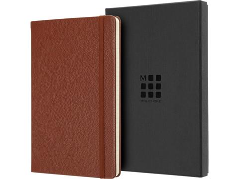 Classic L leather notebook - ruled