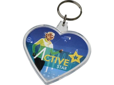 Combo heart shaped keychain