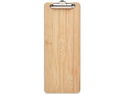 Compact bamboo clipboard