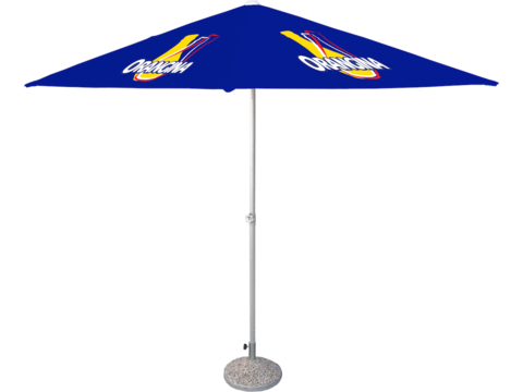 Custom made beach umbrella square