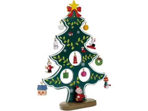 Wooden Xmas tree decoration