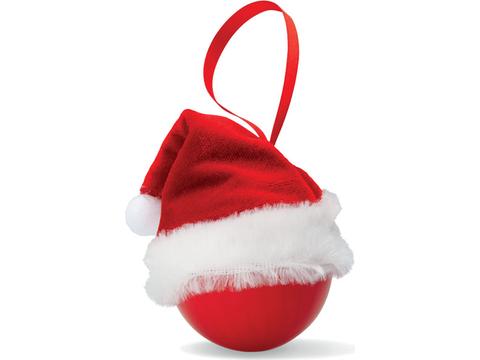 Xmas bauble with Santa hat