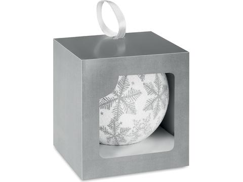 Christmas bauble in gift box