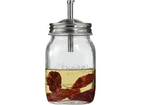 Dressing mason jar