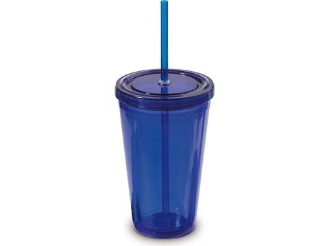 Cup with straw