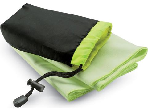 Sport towel in nylon pouch