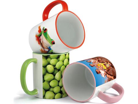 Duraglaze Rim & Handle Foto Mokken - Met gekleurde rand en handvat