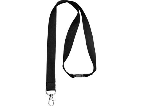 Eco bamboe lanyard met veiligheidsclip