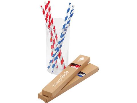 Paper straw set