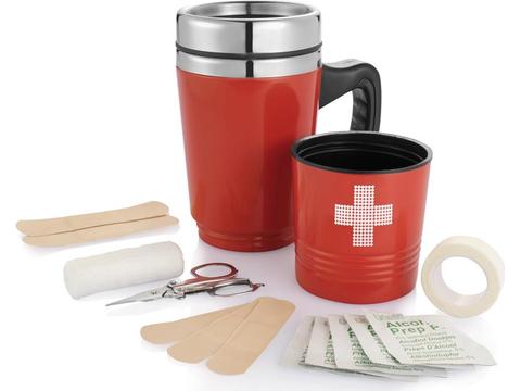 First aid coffee mug