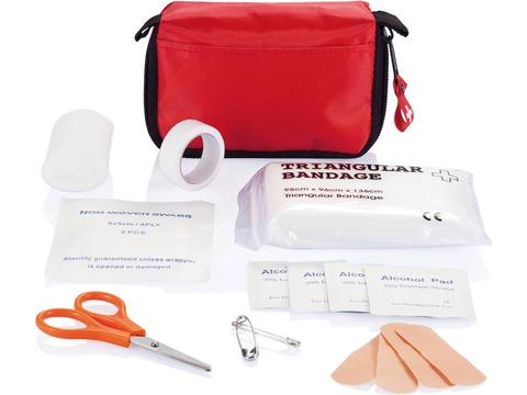 First aid set in pouch