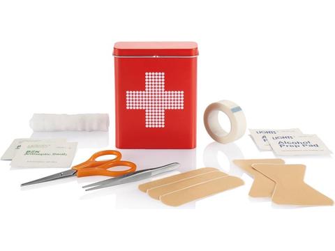 First aid tin box