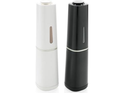 Gravity electric salt and pepper mill set