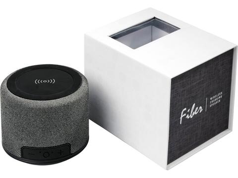 Fiber wireless charging Bluetooth® speaker