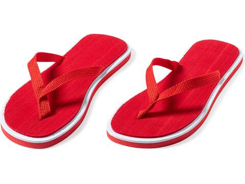 Flip-flops met dikke zolen