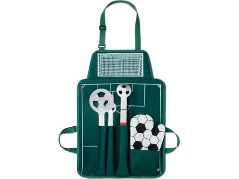 Football Barbecue apron with tools