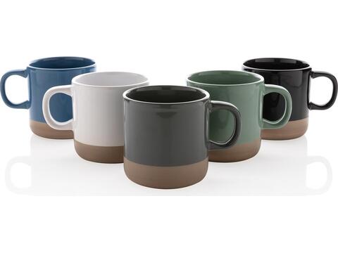 Glazed ceramic mug