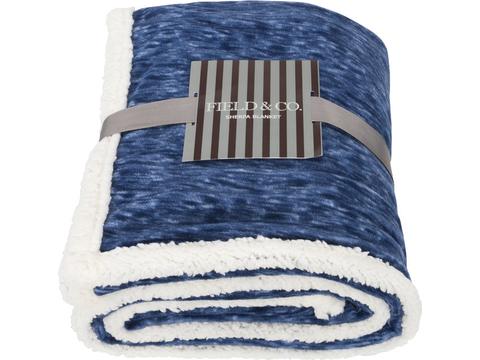 Sam heathered fleece plaid blanket