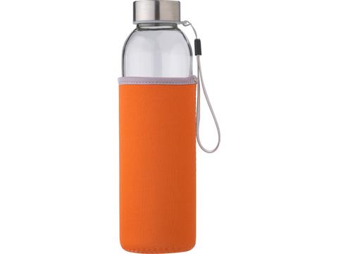 Glass bottle with neoprene sleeve - 500 ml