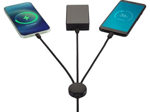Gleam 5-in-1 light-up charging cable