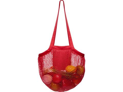 Pune 100 g/m2 GOTS organic mesh cotton tote bag