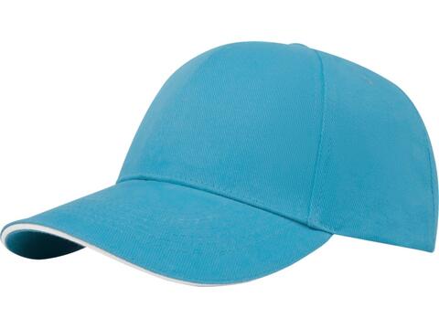 Topaz 6 panel GRS recycled sandwich cap