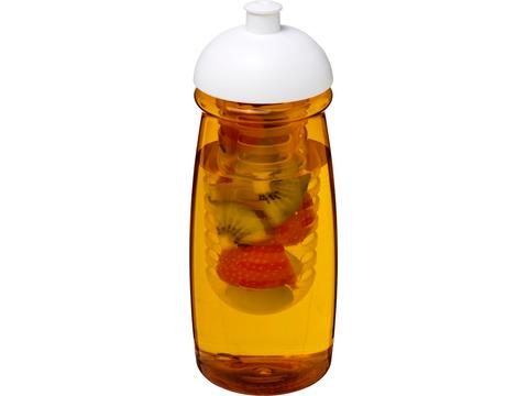 H2O Pulse® bidon en infuser met koepeldeksel - 600 ml