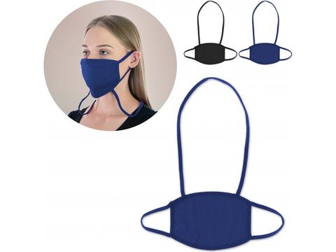 Re-usable face mask with neck strap Made in Europe