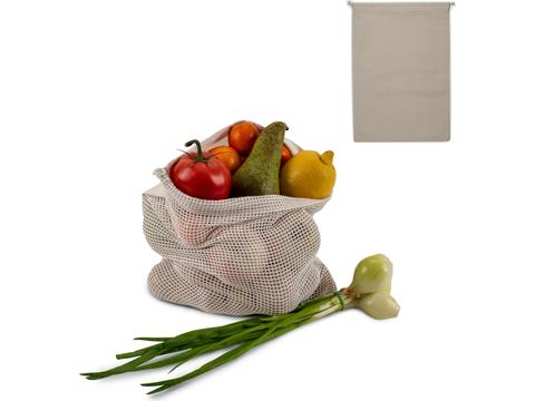 Herbruikbaar Groente & Fruit Zakje Oeko-Tex® Katoen 30 x 40cm-voorbeeld