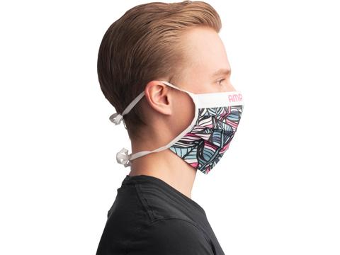 Sublimation reuseable mask with cords