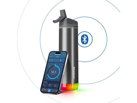 HidrateSpark® PRO 600 ml vacuum insulated stainless steel smart water bottle