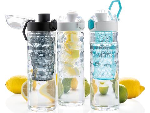 Honeycomb lockable leak proof infuser bottle