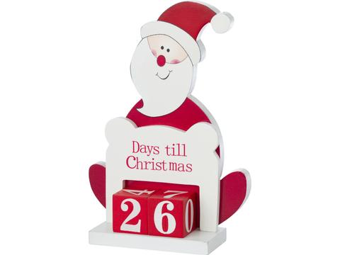 Wooden stand decoration of Santa Claus