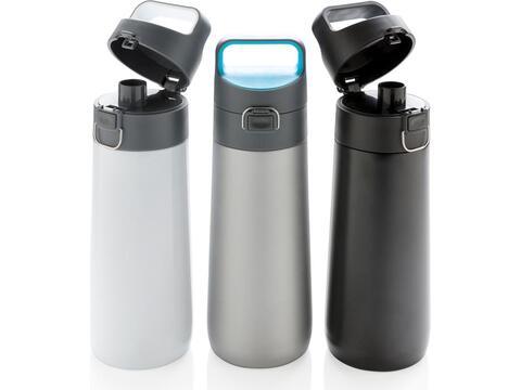 Hydrate leak proof lockable vacuum bottle