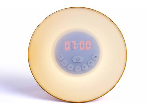 Sunrise simulator alarm clock