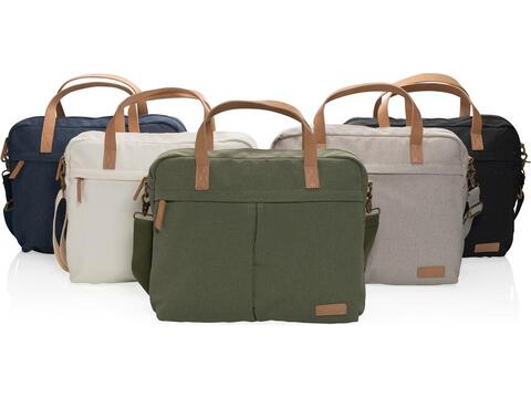 Impact AWARE™ 16 oz. recycled canvas laptop bag