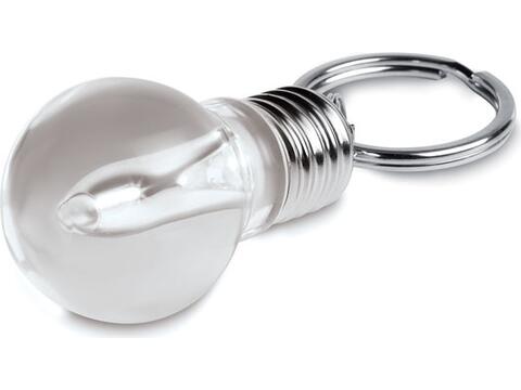 Light bulb shape key ring