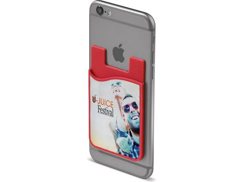 Smartphone card holder clean