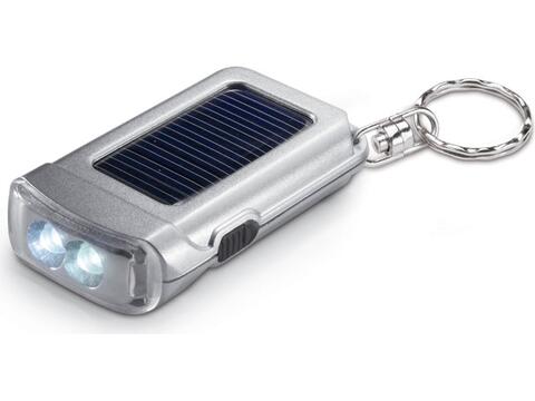 Solar powered torch key ring