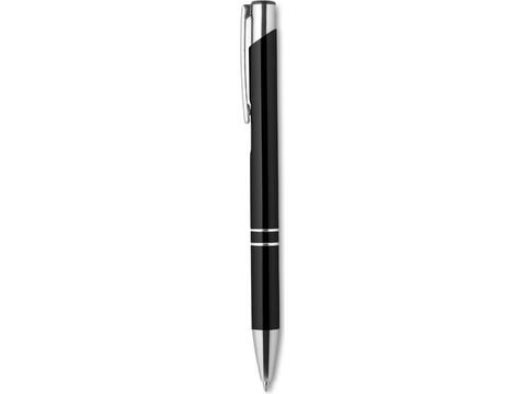 Push button pen with black ink