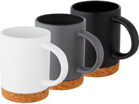 Neiva 425 ml ceramic mug with cork base