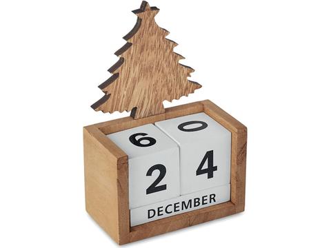 Christmas tree block perpetual desktop calendar