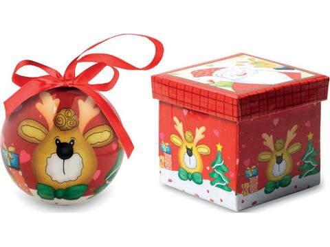 Christmas bauble in gift box
