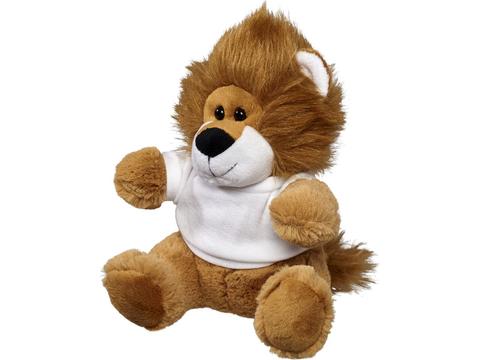 Plush lion with shirt